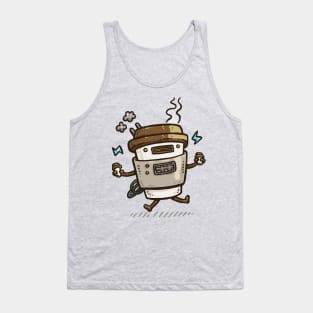 Latte Bot Tank Top